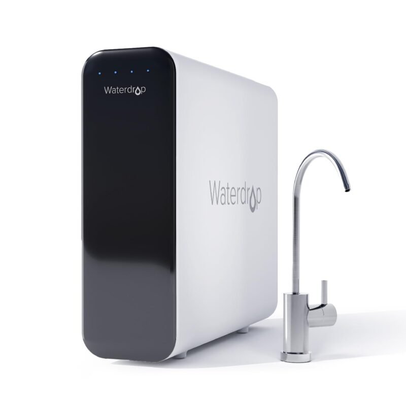 Waterdrop TSU 0.01μm Ultra-Filtration Under Sink Water Filter System, 3-Stage High Capacity, USA Tech, Smart Panel, No Waste Water, 2 Years Lifetime